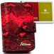 Peterson - Portefeuille compact - Femme - Design exotique - Cuir - RFID