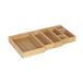 Relaxdays lade organizer, 7-delig, bamboe, voor badkamer, keuken en bureau, 28x19.5x5 cm, natuur