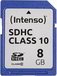 Intenso 8GB SDHC Class 10 - Geheugenkaart