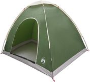 vidaXL Kamperen tent 2-persoons Groen Polyester