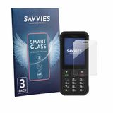 Savvies 3 Stuks Screenprotector voor AGM M11 - Transparant Glas