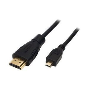 TABSY® Google Nexus 10 Micro HDMI naar HDMI kabel gouden connectoren -1080p Full HD -Type D naar A – 2 M