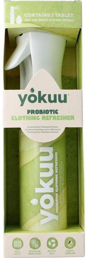 Yokuu Probiotische kledingopfrisser startkit parel+spray 1 Stuks