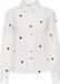 ONLY - ONLHEART L/S SHIRT NOOS WVN - Meisjes - Blouses - S - Katoen - Lange mouw - Cloud Dancer
