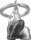 O Metalmorphose Sleutelhanger Gorilla Metaal 3D Grijs Unisex