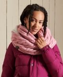 Superdry Dames Tweed colsjaal met kabelpatroon