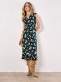 Apricot Gebloemd Midikleid Ditsy Groen