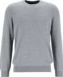 MARVELIS modern fit trui katoen - O-hals - grijs
