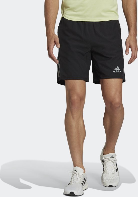 adidas Performance Own the Run Short - Heren - Zwart- 2XL - 18cm