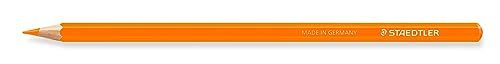 STAEDTLER Journey 146C-4 Kleurpotloden, oranje, hoog gepigmenteerd, zachte vulling, hout uit PEFC-gecertificeerde bossen, klassieke zeskantige vorm, 6 kleurpotloden in vouwdoos