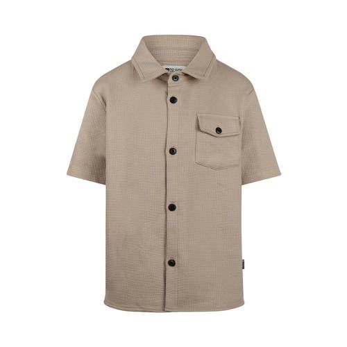 No Way Monday overhemd beige