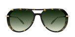 Barton Perreira Auriol BP40108I Havana Pilote Transparent 62mm Lunettes de soleil unisexes
