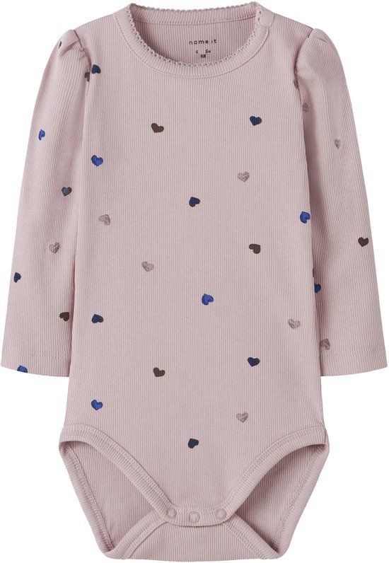 NAME IT NBFNUTTI LS BODY NOOS - Baby - Bodies - Maat 74 - Burnished Lilac