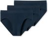 Schiesser 3-pack Heren Onderbroek - Donkerblauw - 95% Katoen, 5% Elastaan - Maat XL