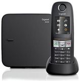 Gigaset E630 téléphone DECT identification de l'appelant Noir