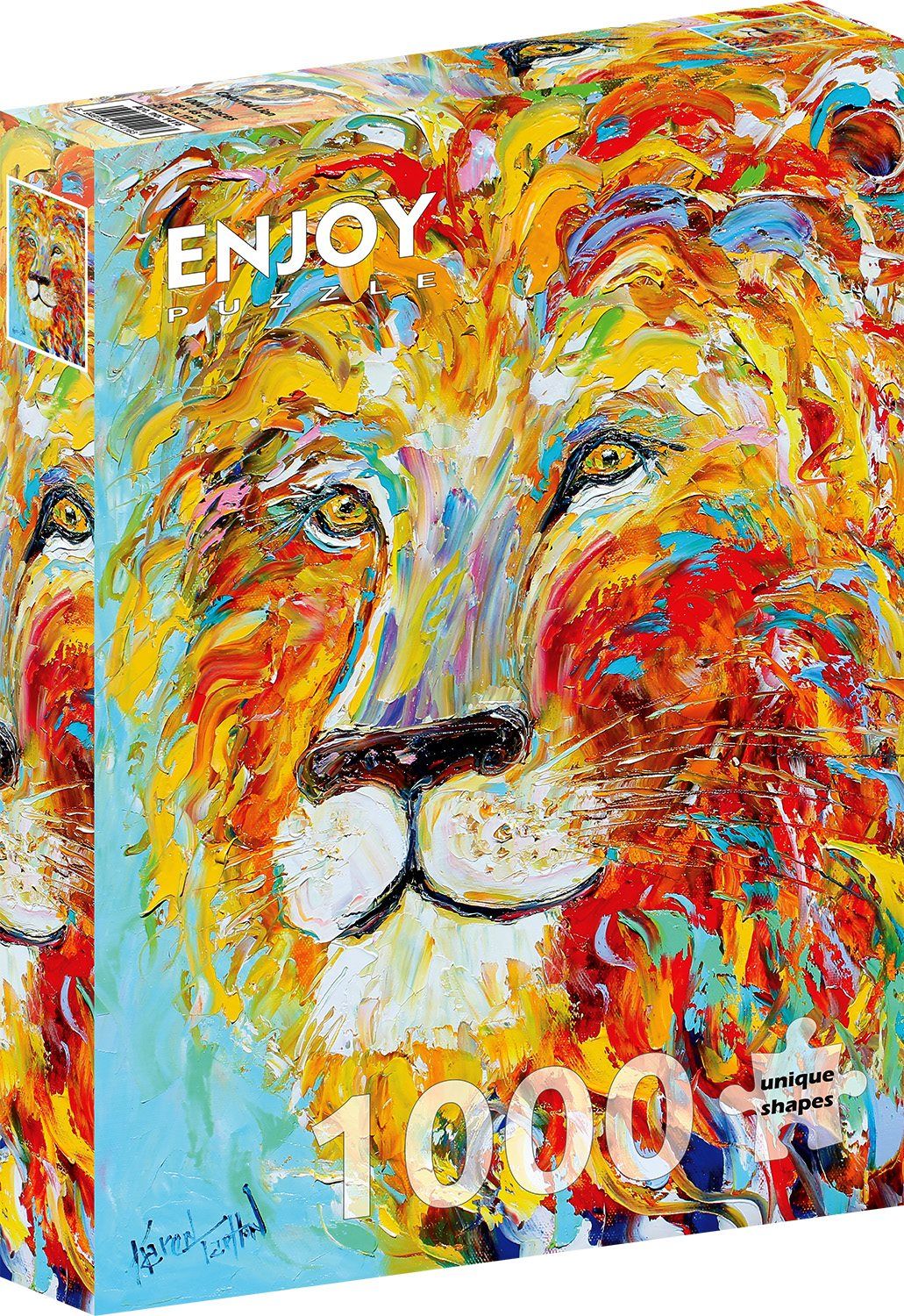 Enjoy Puzzle Colorful Lion Puzzle (1000 pieces)