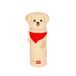 LEGAMI - 2-in-1 etui van zachte siliconen – Kawaii, penhouder, siliconen ritssluiting, pennenzak, potloden, markers, H 18,5 cm, GOLDEN