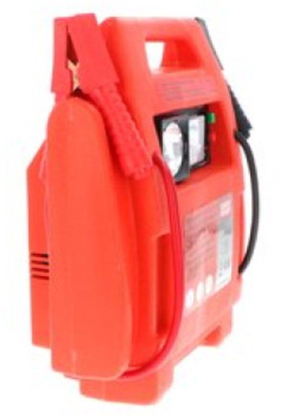 Carpoint Jumpstarter met Compressor zwart/rood