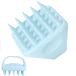 AiQinu Hoofdmassage borstel siliconen, hoofdmassageborstel, shampoo haarborstel met zachte siliconen kop, voor peeling en hoofdmassage