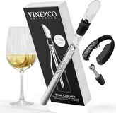Accessoires à vin sans marque | Acier inoxydable | Tige de refroidissement du vin | Aérateur décanteur | Bec verseur | Coffret cadeau vin | Refroidisseur de vin | 3-en-1 | Refroidisseur de bouteille