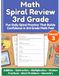 Math Spiral Review 3rd Grade: Daily Practice Workbook