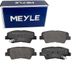 MEYLE 0252493415W Jeu de 4 plaquettes de frein à disque