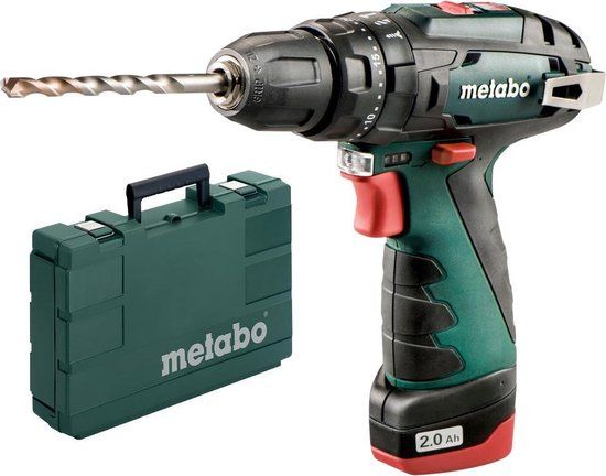 Metabo Accu-klopboormachine 10.8 Volt PowerMaxx SB | 2x 2000 mAh | Incl. koffer