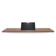 LoooX Wooden collection bath shelf 88cm met tablethouder mat zwart eiken