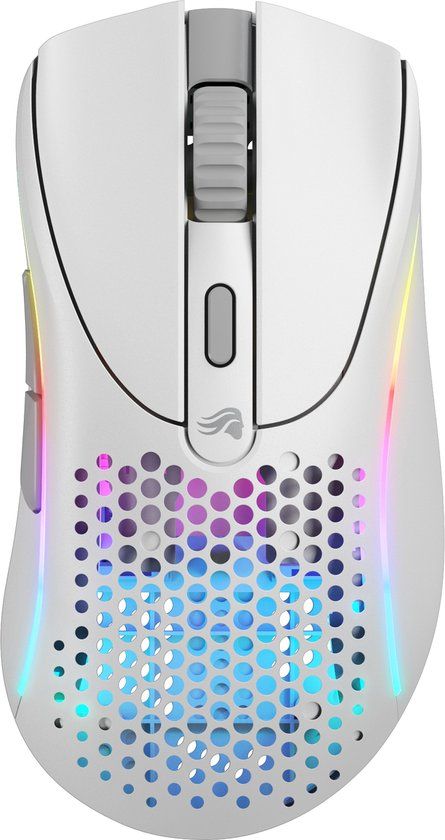 Glorious Gaming Model D 2 Wireless muis Gamen Rechtshandig RF Draadloos 19000 DPI Wit