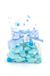 Italpak Transparante bubbelzakjes, blauw en lichtblauw, 10 x 20 cm, 50 stuks
