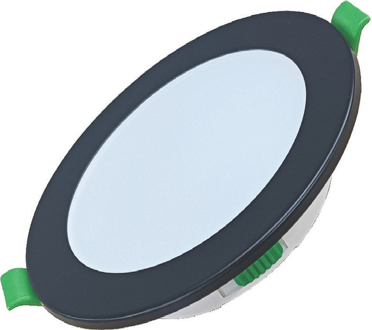 Leddle - Inbouwspot - LED - Rond - Zwart - Dimbaar - 5W - 400lm - CCT - IP44