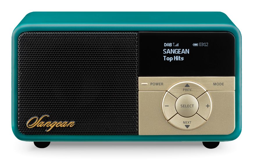 Sangean DDR-7X - DAB+ Radio - Groen - Bluetooth - Oplaadbaar