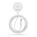 StarTech.com Qi2.2 Gecertificeerde 25W Magnetische Draadloze Oplaadpad met 2m USB-C Vaste Kabel, Wit