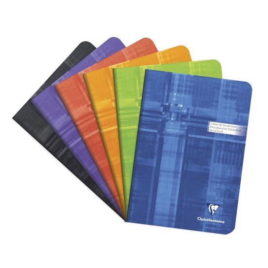 Clairefontaine 3687C, A5, 64 vel, 90 g/m², Softcover, Genaaid gebonden, Verschillende kleuren