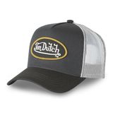 Von Dutch Snapback Trucker Cap CLA6 - Zwart / Grijs