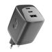 Fresh 'n Rebel Chargeur rapide GaN³ 100W Gris tempête