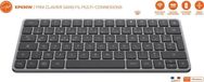 MOBILITY LAB KP430W Mini clavier, sans fil, AZERTY (Français), noir, 2.4 GHz Bluetooth, chargement USB-C, touches plates