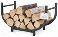 Brandhoutrek rek voor houtopslag - 76 cm breed - 25 kg - Métal, noir - Pour intérieur et extérieur