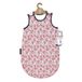 DOUDOU ET COMPAGNIE Babyslaapzak BOH'AIME FAON - knuffelig roze bloemen voor baby's van 0 tot 6 maanden - 70 cm - Zachte cocon - Slaapcomfort - Drukopening - Geboortecadeau - DC4032