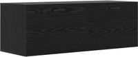 vidaXL Wandkast Zwart eiken 100 x 36,5 x 35 cm Bewerkt hout