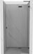 Mexen Lunar L porte de douche pivotante droite 105 cm, transparent, gun metal
