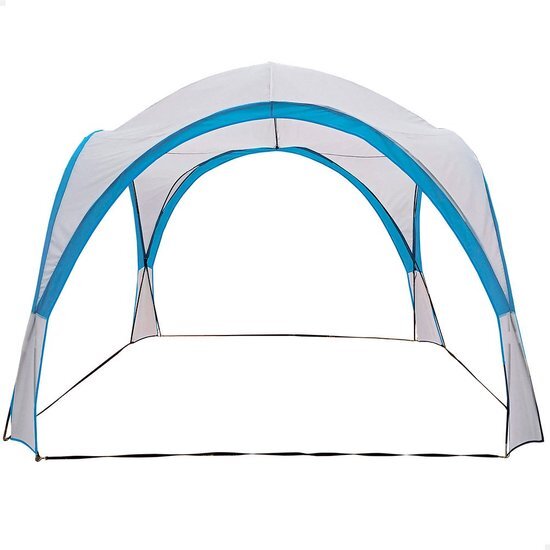 AKTIVE 52895, campingtent voor schaduwen, licht, eenvoudige montage en transport, afmetingen 320 x 320 x 260, open tent, beschermt tegen de zon, strandschaduw