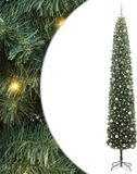 vidaXL Sapin de Noël artificiel Vert 300 cm PVC et Acier et Plastique