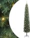 vidaXL Sapin de Noël artificiel Vert 300 cm PVC et Acier et Plastique
