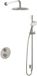 Hotbath Buddy - Inbouw Regendoucheset - Thermostatisch - Wandarm 35 cm - Hoofddouche 250 mm - Ronde Handdouche 3 Standen - Glijstang 900 mm - met 2-Weg Stop-Omstel - Waterbesparend - V02