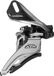 Shimano XTR FD-M9020 Voorderailleur Side-Swing 2 x 11-speed grijs Uitvoering High Clamp