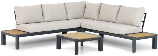 Lifestyle Garden Furniture Navarra Loungeset 5 personen Aluminium Grijs