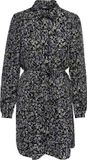 ONLY ONLYNOVA LUX L/S SHIRT DRESS AOP PTM Robe chemise femmes S Dahlia purple