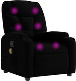 vidaXL Massagestoel - Zwarte Stof