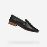 GEOX MANTINEA DAMES Loafers - ZWART - Maat 38